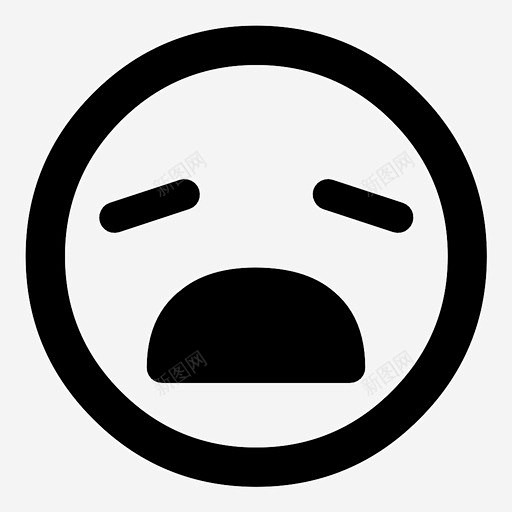 悲伤笑脸人图标 标志 UI图标 设计图片...