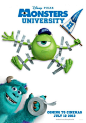 Monsters University Movie Poster #采集大赛# #海报设计#