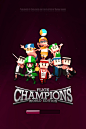 Flick Champions世界冠军版手机游戏界面，来源自黄蜂网http://woofeng.cn/