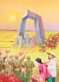 Modern China depicted as colorful, communist paradise by North Korean propaganda artists | The Verge