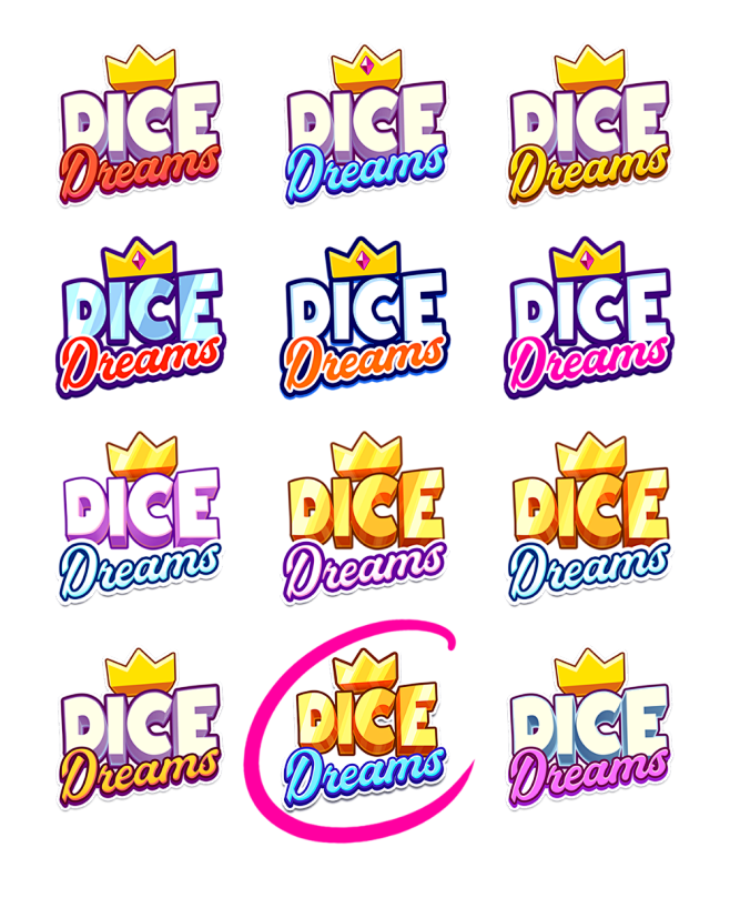 Dice Dreams Logotype...