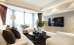 经济又好看 16个壁纸成就的电视背景墙_软装搭配_齐家网