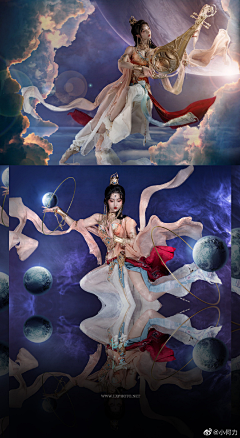 001哟哟采集到敦煌/神明/妖系列参考