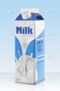 背景分离,牛奶盒,饮料纸盒,纸盒,牛奶,盒子,奶壶,垂直画幅,奶制品,形状