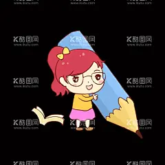 卡通女孩  - 源文件下载【酷图网】卡通儿童,卡通男女孩,幼儿园儿童,幼儿园小孩,卡通幼儿,小学生,女孩,男孩,卡通人物