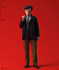 3dart c4d Character Character design  design detective True Detective  visual design