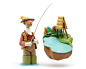 Calendar 2016 - Cassa Rurale Alto Garda : Twelve months.Twelve amazing small places in the north of Lake Garda.Twelve plasticine illustrations.This is the 2016 calendar created for Cassa Rurale Alto Gardaagency: Graffiti 2000art director: Francesco Della 