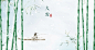 石家小鬼原创中国风二十四节气插画，商用请联系邮箱shijiaxiaogui@qq.com，未经允许严禁商用。古风海报 大雪