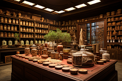 中药中医药房摄影图