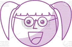 女孩,性格,头像,人的头部,儿童,女生,人,可爱的,小的,自然美