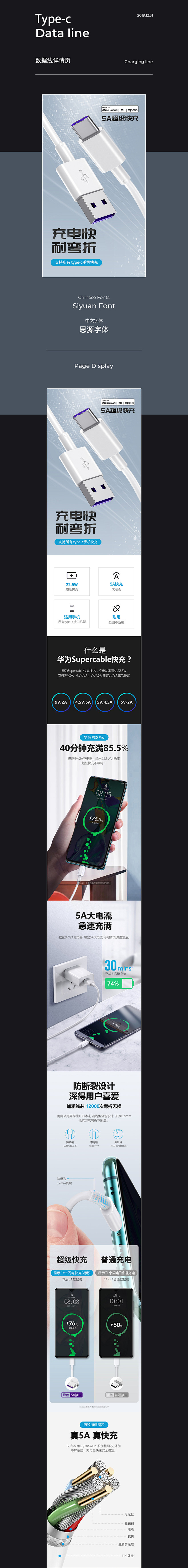 2019 钢化膜/5A数据线详情 3套_...