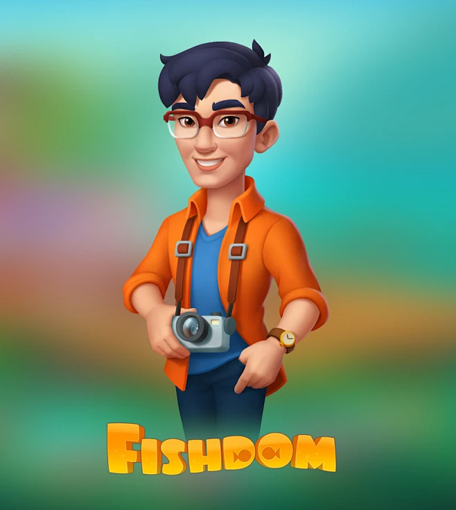 Fishdom Сharacters-花瓣网