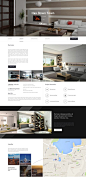 Real estate project page: 