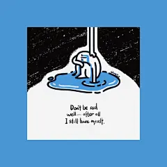 原创 插画 手绘 伤感 哭泣 蓝色 可爱 
-----------------------------------
公众号：九二二九。你将发现更多！