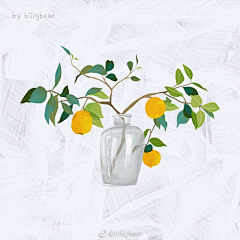 布林YQ采集到清新美食简单插画