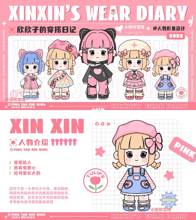成就感爆棚的第一套作品IP人物形象设计