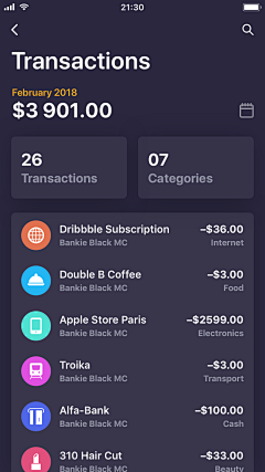 王大明明啊采集到APP-金融
