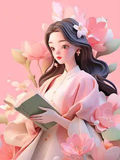 3D立体风格，时尚2