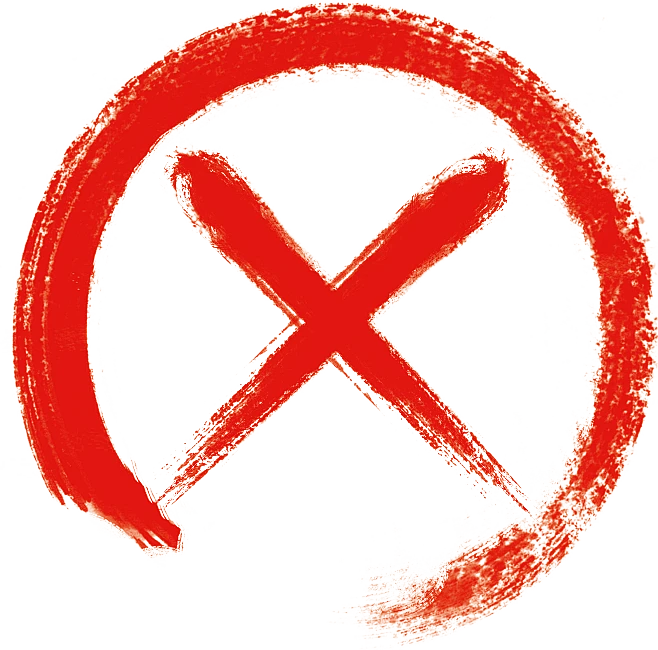 一个泼墨红色叉叉标志的搜索结果_360图片-花瓣网