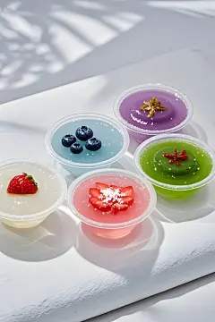 钵仔糕点心美食摄影