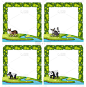 Set of animal frame