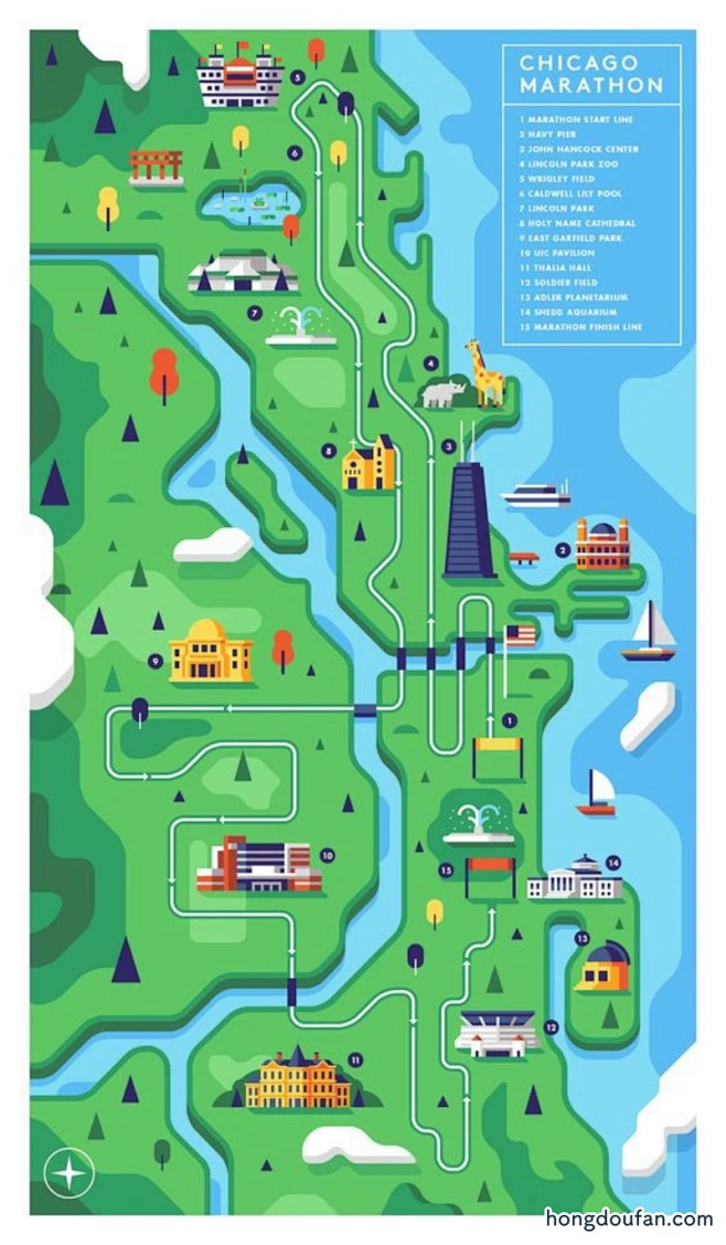 10张卡通地图简笔画！学校到家的地图要如何画？-红豆饭小学生简笔画大全-花瓣网