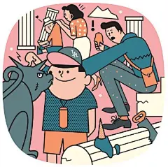 #设计美学# #插画#
来自Mondo Magazine的一组个性十足的扁平风插画，有没有给你提供灵感呢~ ​​​​