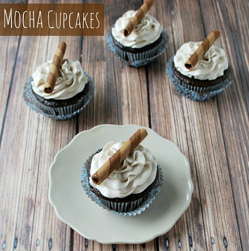 Mocha Cupcakes with ...