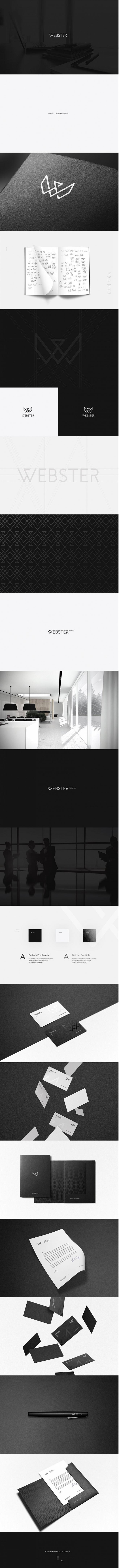 Webster branding 品牌形...