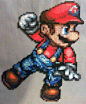 Mario perler bead sprite by phantasm818 on DeviantArt: