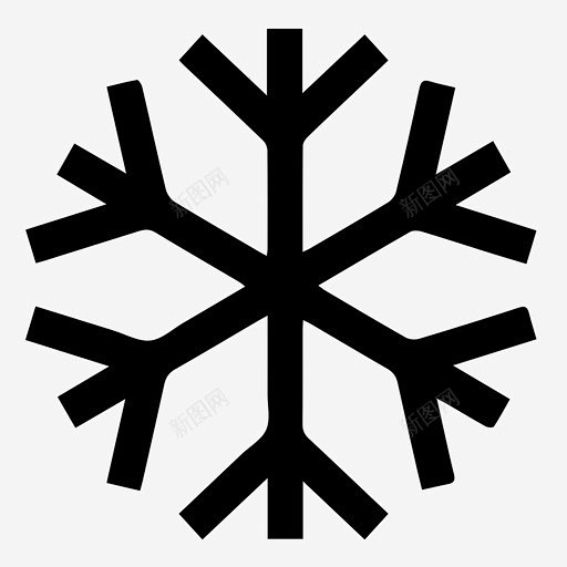 雪花冷冷冻图标高清素材 设计图片 免费下载 页面网页 平面电商 创意素材 png素材