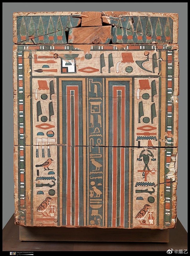 公元前1850-1750年，古埃及，彩繪...