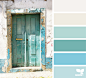 A Door Hues | Design Seeds : { a door hues } image via: @piensaar