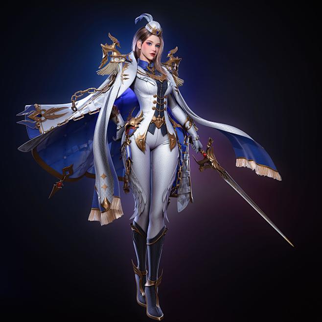 3D女剑客