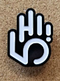 Hi 5! Enamel Pin by Pingrove Press
