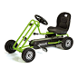 Amazon.com: Hauck Lightning Pedal Go-Kart - Race Green: Toys & Games