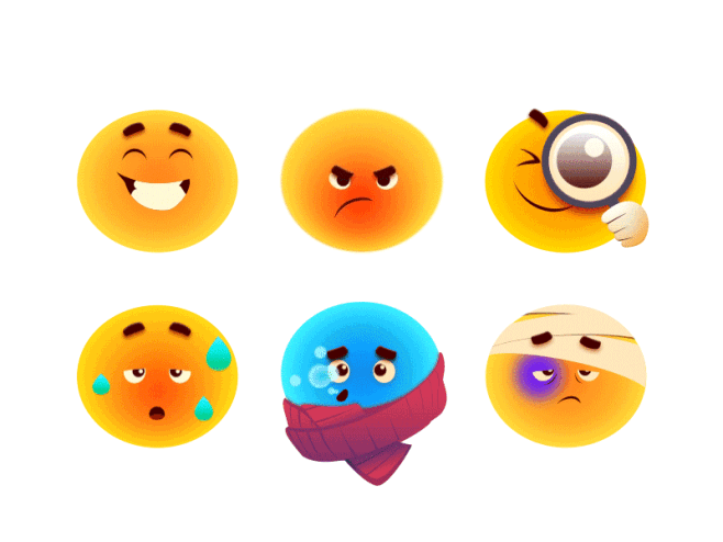 Emojis v3 animation ...