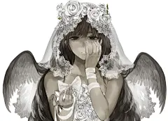 【纯洁的少女】婚纱特辑 : “婚纱”是新娘的象征。很多人都曾憧憬那洁白无瑕的婚纱吧。现在，说到婚纱通常想到的都是白色。但是这个白色婚纱这个印象真正人心，则是在1840年英国的维多利亚女王身穿纯白的婚纱举办婚礼之后。从此，纯白色的婚纱不仅成为了英国国内新娘们憧憬的礼服，欧洲和亚洲地区的新娘们也都非常憧憬。
这次就为大家送上角色们身穿洁白美丽的婚纱的插画作品特辑。