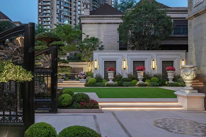 典雅欧式庭院_和汇私家花园设计_小红书 (7)