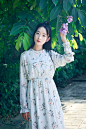碎花裙秋季