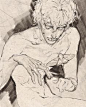 其中包括图片：Lulu’s Instagram post: “Another one Oliver doodle but with his pet moth that Lulu hates because it bites ignore my brain Did you know that vampire moths actually…”