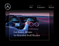 interactive mercedes mercedes-benz mobile product redesign UI ux Website