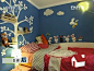 交换空间儿童房背景墙装修效果图大全2012图片