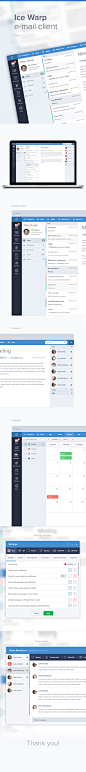 E-mail client : Redesign of Ice Warp e-mail client.