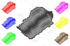 阿拉巴马州,国内著名景点,边界,现代,草图,城市,乱画,剪影