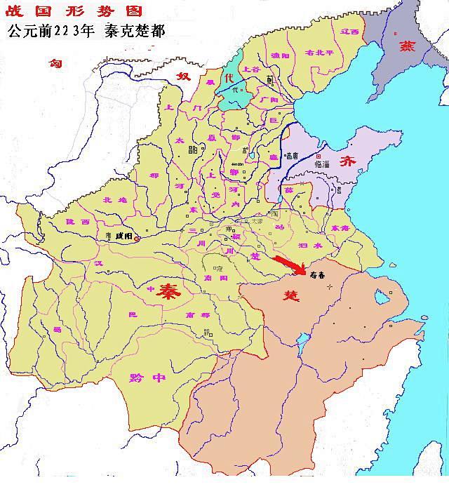 春秋战国时期地图_慕林山说_天涯博客