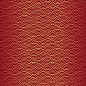 Free Vector | Japanese themed red and gold wave pattern