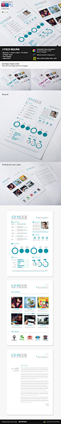 3-Piece Modern Resume : Features- 22 files included (DOC, DOCX, INDD, IDML, PSD)- CMYK, 300 DPI- Print Ready- Editable Swatches- Free Fonts- Resume + Cover Letter + Simple Portfolio- Fully Editable and Organized- Vector icons and infographic - Photo and l