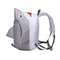 Amazon.com | Itopfox Lovely Cartoon Shark High Capacity Children School Bag Backpack | Kids' Backpacks