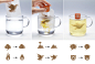 马来西亚的 M+C Saatchi 公司推出一系列拥有奇异图案的茶袋，好玩的是经过浸泡之后，在干燥情况下显得攻击力十足的图案就一下变得温和可人。 http://url.cn/8iVPgX